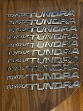 One 2000-2006 Toyota Tundra Side Door Rear Tailgate Chrome Emblem Badge Name Oem One 2000-2006 Toyota Tundra Side Door Rear Tailgate Chrome Emblem Badge Name Oem