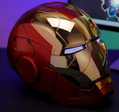 IRON MAN MK5 II Gold Edition Headphones, Voice Control, Remote Control and Aperture