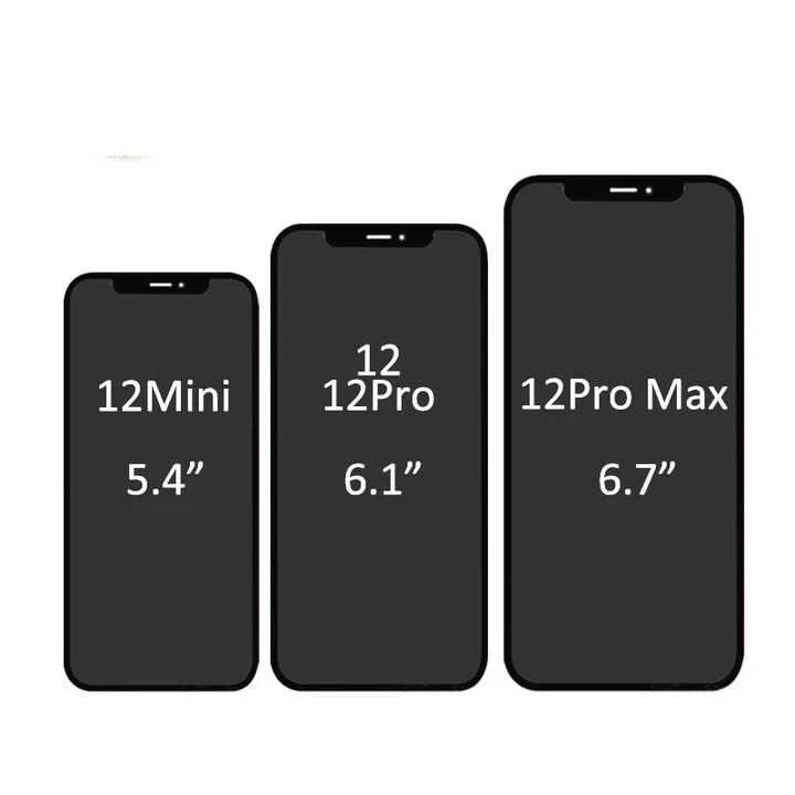 FOR IPHONE 12 MINI PRO MAX LCD DISPLAY SCREEN TOUCH DIGITIZER REPLACEMENT INCELL - Image 2 of 3
