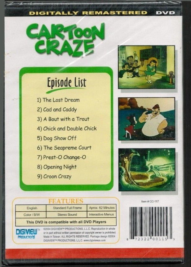 Cartoon Craze Presents - Little Lulu/Little Audrey (DVD