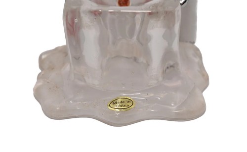 Dept 56 Melting Ice Cube Snowman with Ice Tongs Votive Tea Light Candle Holder - Picture 17 of 24