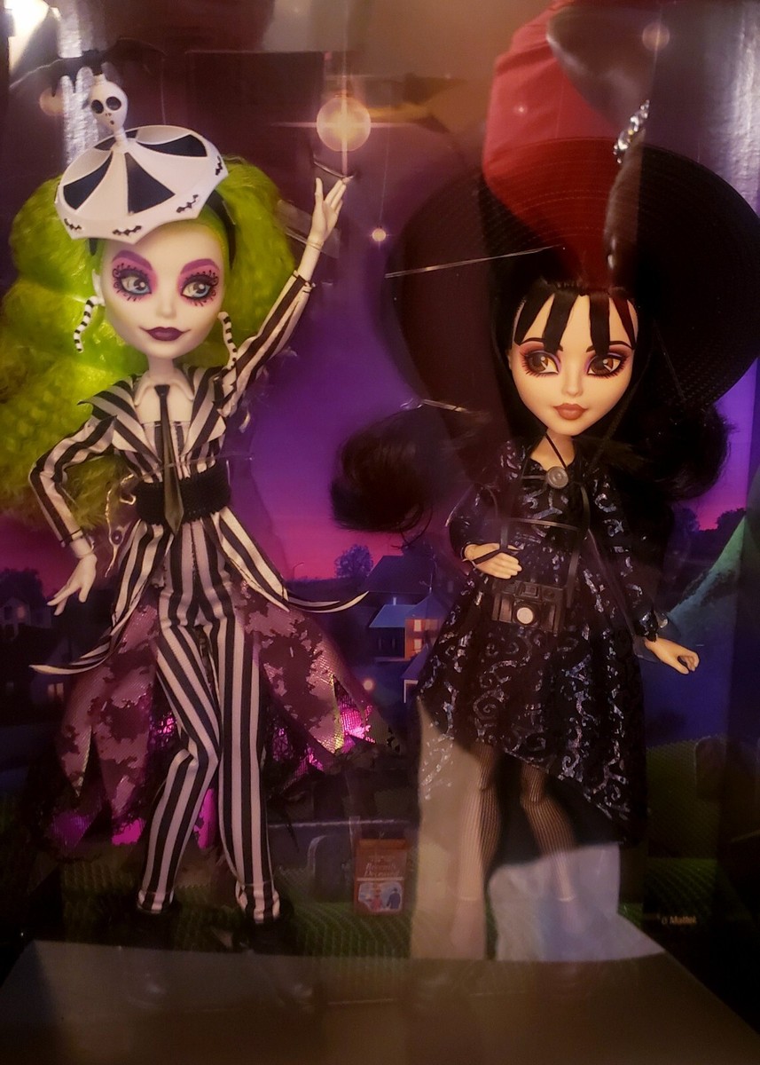 Mattel Creations Beetlejuice & Lydia Deetz Monster High Mattel Creations Beetlejuice & Lydia Deetz Monster High