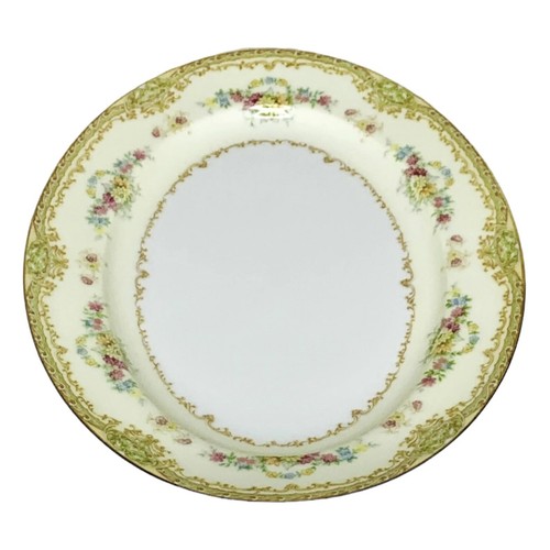 Noritake China BELLODGIA Flowers Gold Scrolls 11 3/4" Oval Serving Platter MINT - Picture 2 of 6