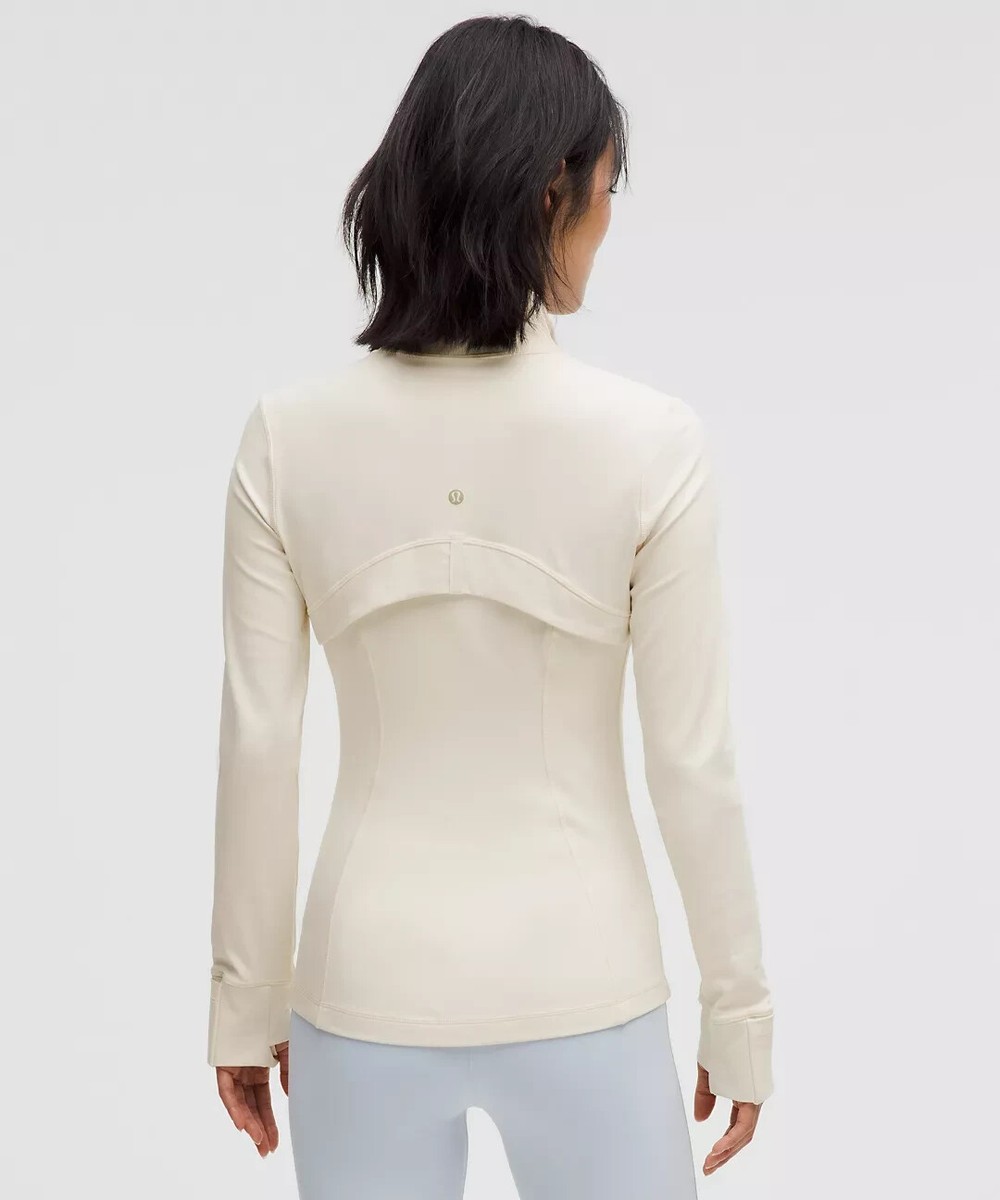 LULULEMON DEFINE JACKET NULU~LIGHT IVORY/GOLD/GOLD~0-2-4-6-8-10-12