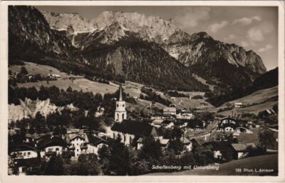 CPA AK Schellenberg mit Untersberg GERMANY (1063962)