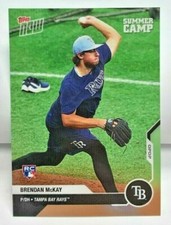 Brendan McKay 2020 Topps Now Summer Camp Edition Wave 1 RC #OD-464 Rays SP /3628