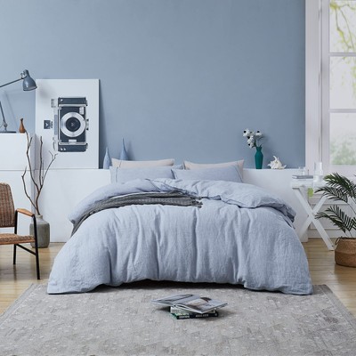 Linen Duvet Cover Quen Linen Comforter Linen Bedding 100% French Natural Line...