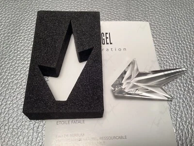 Pendentif étoile verre Biseauté Thierry Mugler Rare - Photo 1/4