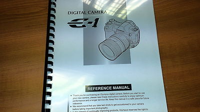 OLYMPUS E-1 DIGITALKAMERA GEDRUCKTE BEDIENUNGSANLEITUNG BEDIENUNGSANLEITUNG 182 SEITEN A5