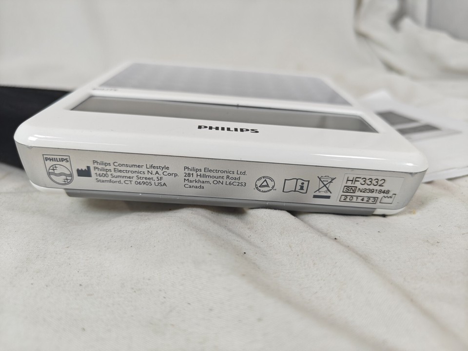 Philips HF3332 GoLITE BLU-Light Therapeutic Mood Light Device NO Power ...