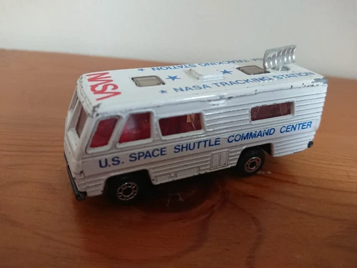 Vintage Matchbox Toy Car NASA TRACKING VEHICLE SPACE SHUTTLE COMMMAND CENTER