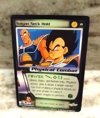 Saiyan Neck Hold Dragon Ball Z DBZ CCG Score #21 | eBay