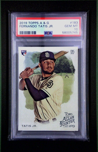 2019 Topps Allen & Ginter Fernando Tatis Jr. Rookie #183 PSA 10 GEM MINT Padres