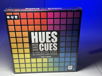 Hues And Cues Viral Board Game A Guessing Game Of Colors & Clues NEW SEALED NIB