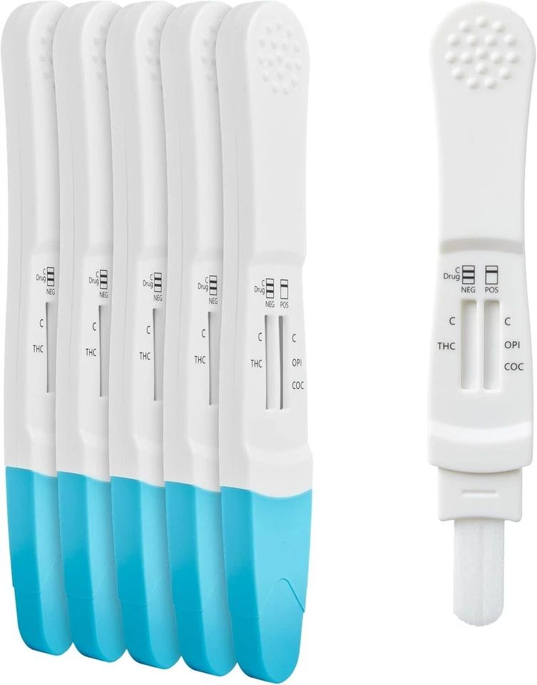 VIVA TEST Saliva Drug Test 3 in 1 Testing Kit Oral Test Cannabis Cocaine Opiates Kits