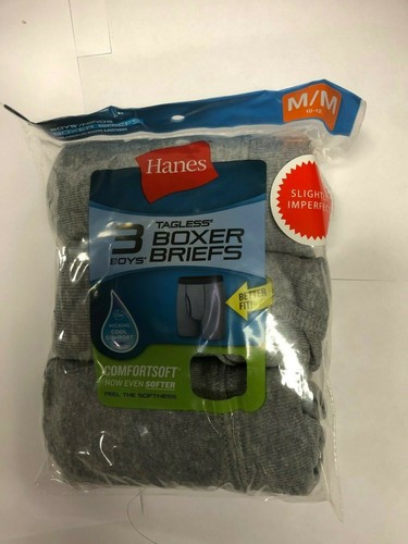 HANES BOYS BOXER BRIEFS 12 PK ASSORTED COLORS - Picture 4 of 4