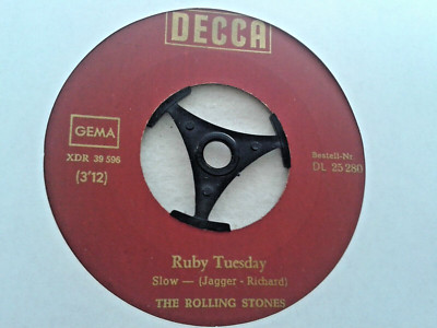 7'' Single  THE ROLLING STONES - Let´s Spend The Night Together - Ruby Tuesday