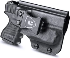 IWB Kydex Holster Custom Fit: Glock 26/27/28/33 Pistol with TLR6 Laser Light