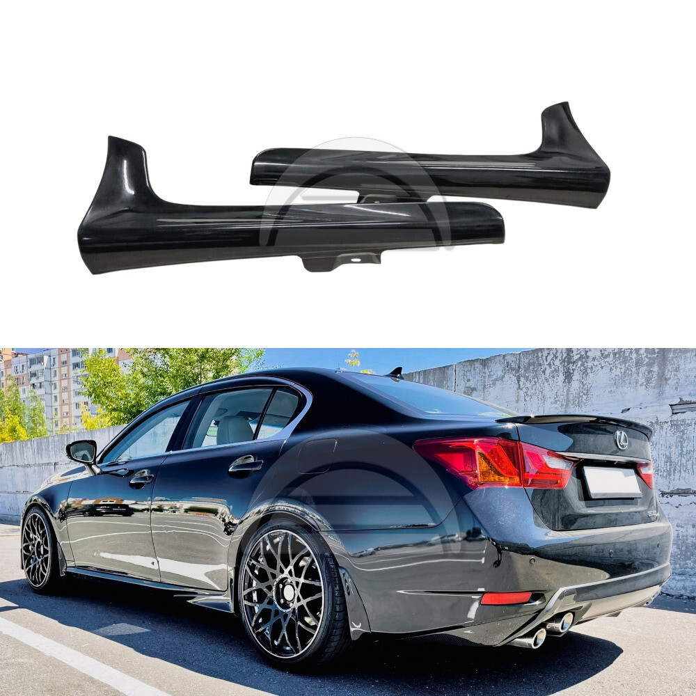 Lip pads fangs for side skirts Lexus TRD style L10 GS250 GS350