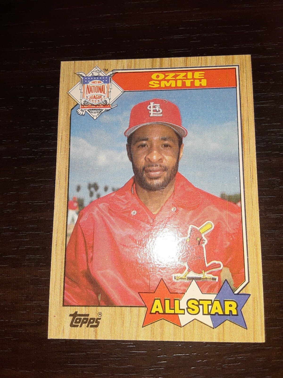 1987 topps ozzie smith all star