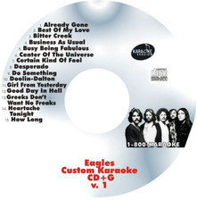 CUSTOM KARAOKE EAGLES 15 GREAT SONGS NEW cdg CD G HARD-TO-FIND SONGS DESPERADO