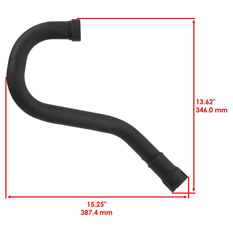Tubulação de escape Caltric 18049-1417 para Kawasaki Bayou 300 KLF300B 1988-2004 - Imagem 2 de 4