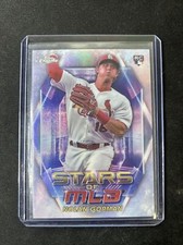 2023 Topps Stars of the MLB Chrome Holo #SMLBC-23 Nolan Gorman  Cardinals RC