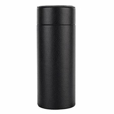 Vaso Portasigari Portatile Humidor Legno di Cedro Sigaro Humidor Pelle Sintetica