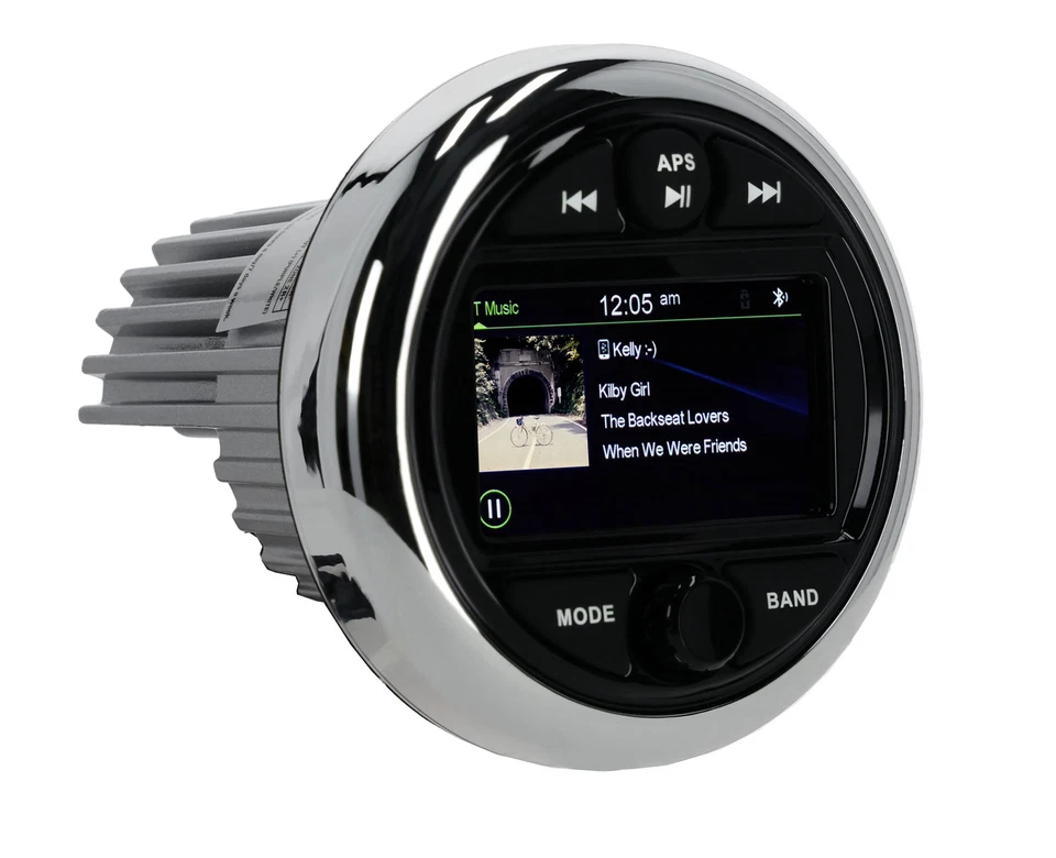 Rockville RGHR48A 4 Zone Marine Gauge Hole Receiver Bluetooth App Control+Remote - Image 2 of 4