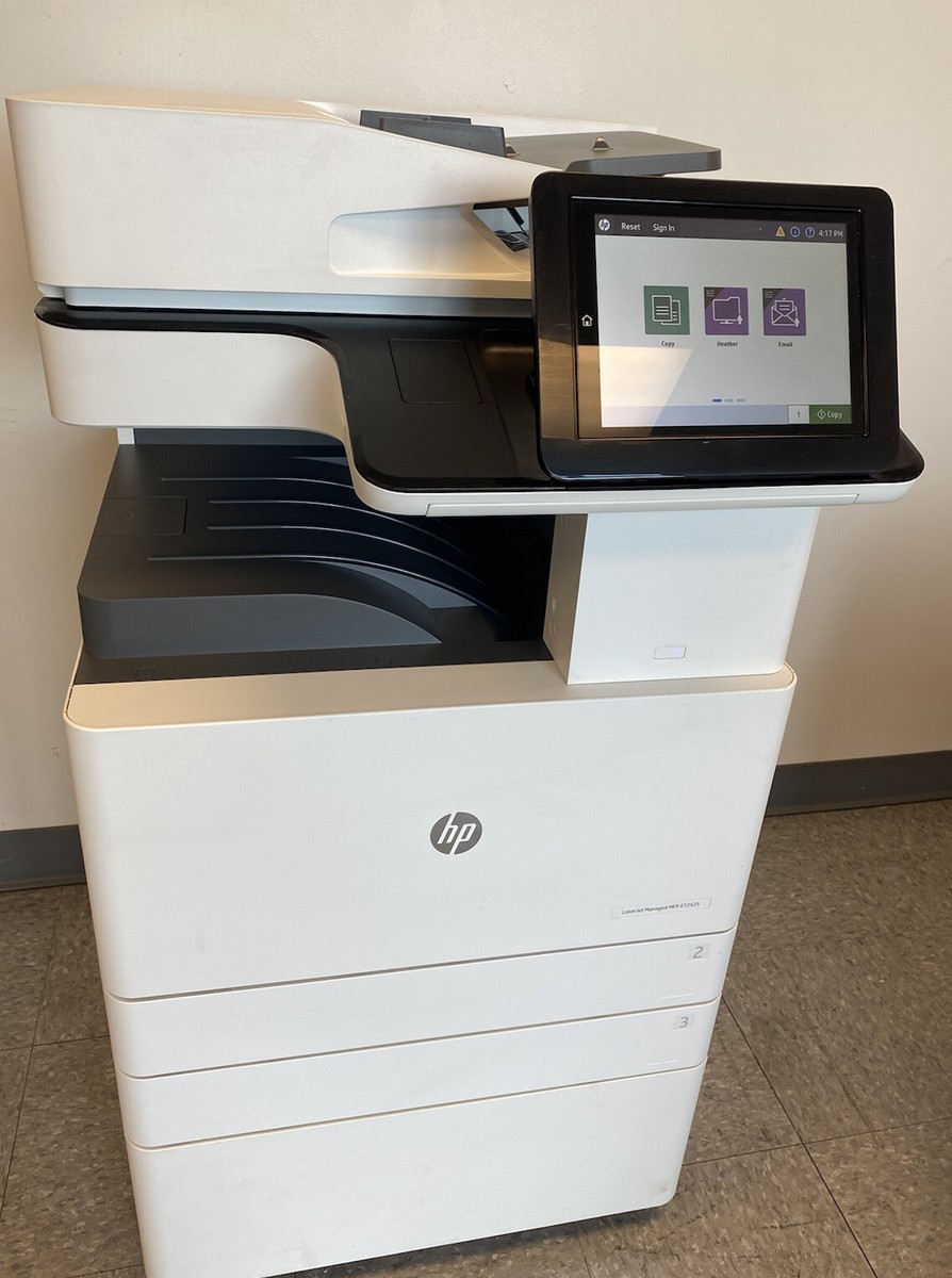 HP LaserJet Managed MFP E72525 X3A60A printer BW A3 11X17 wide