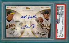2022 Topps Dynamic Duals Barry Zito/Mark Mulder Dual Autographs #26 PSA 10! POP3