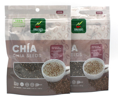 Chia Seed x 100 grs Bag (Chia Semilla x 100 gramos Bolsa) (Hanan) 2 BAGS