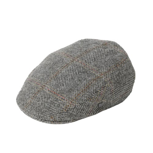 Failsworth Harris Tweed 'Stornoway' flache Kappe 100 % Wolle Farbwahl - Bild 11 von 15