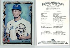 Jose Berrios 2023 Topps Allen & Ginter Silver Portrait #179 Blue Jays