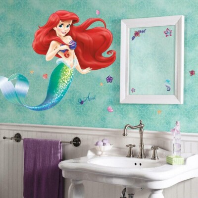 RoomMates RMK2360GM The Little Mermaid Ariel Peel and Stick Giant 21 Wall Decals