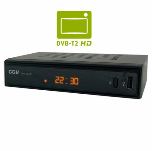 Récepteur TNT HD CGV Etimo T2 Rec décodeur tuner télévision DVB-T2