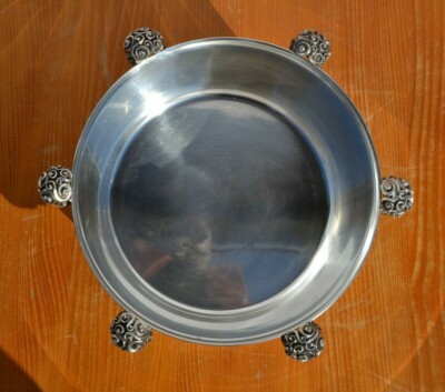 Lot de 6 coquetiers en metal argenté