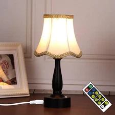 Table Lamp with Warm & Cold Color 3 Stage Dimmable Beside Desk Lamps with Bui...