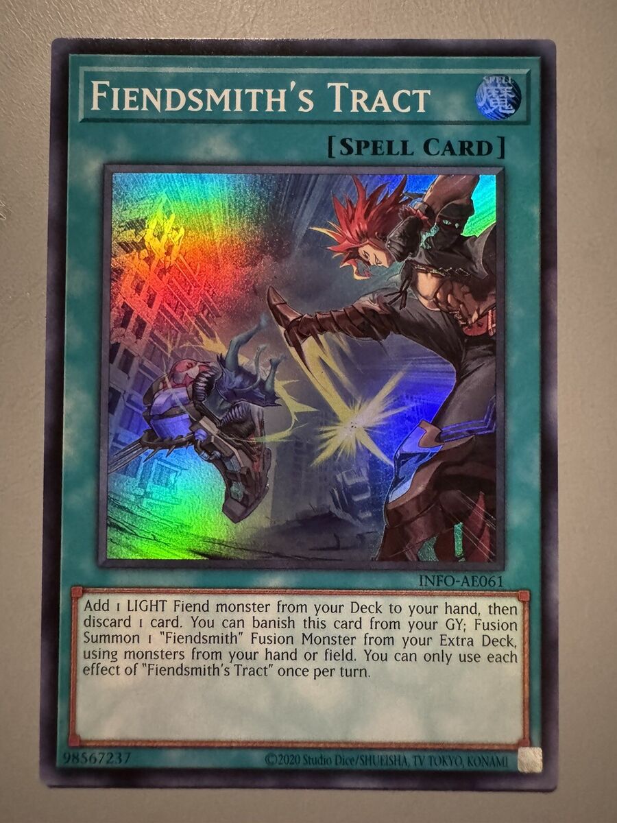 YUGIOH FIENDSMITH'S TRACT ASIA ENGLISH EDITION INFO-AE061 YUGIOH FIENDSMITH'S TRACT ASIA ENGLISH EDITION INFO-AE061