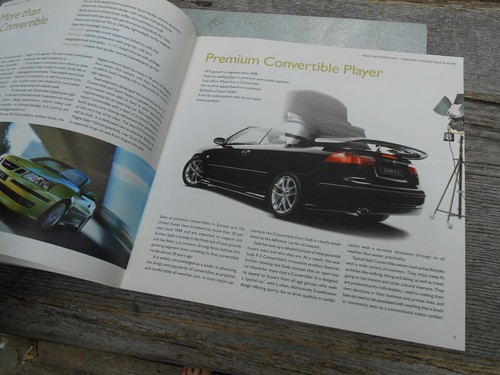 2003 Saab 9-3 Convertible Steel Cover Press Kit & CD - Picture 5 of 5