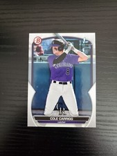 Cole Carrigg - 2023 Bowman Draft Paper Prospect 1st Bowman BD-151 - ROCKIES