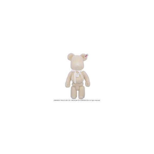 Plush White-White-Teddy Bear 28cm “BE @RBRICK × STEIFF” Used Plush White-White-Teddy Bear 28cm “BE @RBRICK × STEIFF” Used