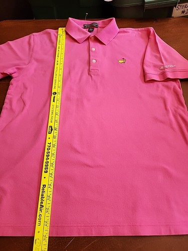 Masters Collection 80s Two-Ply Men's LARGE S/S Pink Casual Polo EUC. GB32 - Picture 7 of 9