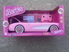 Hot Wheels Barbie the Movie RC Corvette Car-Barbie the Movie Pink Car Mattel