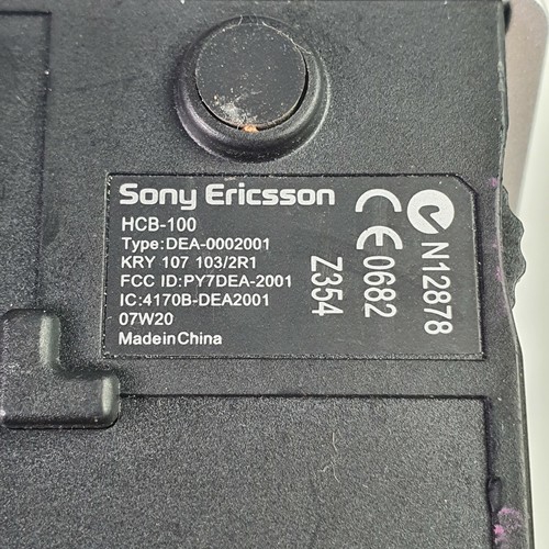 Sony Ericsson Wireless Bluetooth Car Speakerphone Model HCB-100 - Tested - Zdjęcie 8 z 9