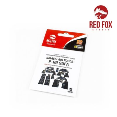 Red Fox Studio RFSQS-32112 - 1/32 F-16I Sufa (for Academy kit) - Neu