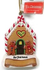 Our First House Gingerbread Ornament 3.5 Inches