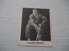 65-66 COCA-COLA MONTREAL CANADIENS CLAUDE PROVOST
