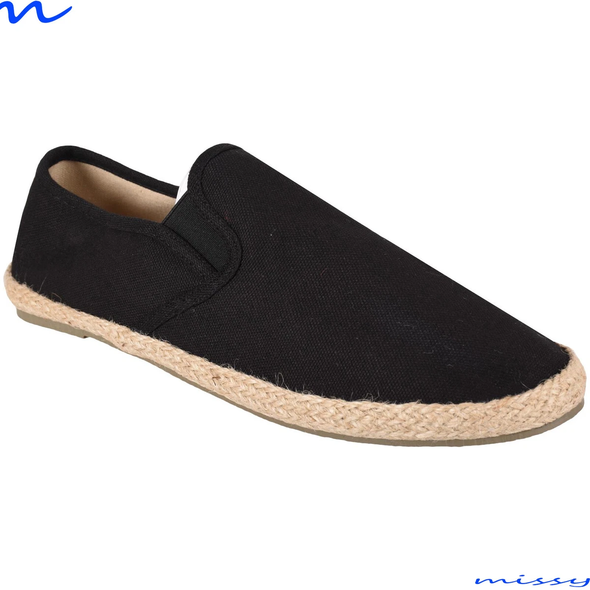Mens slip on espadrilles sale