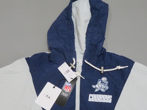 Dallas Cowboys Jacket Womens Medium Wear By Erin Andrews Windbreaker Rain NFL - Picture 2 of 10